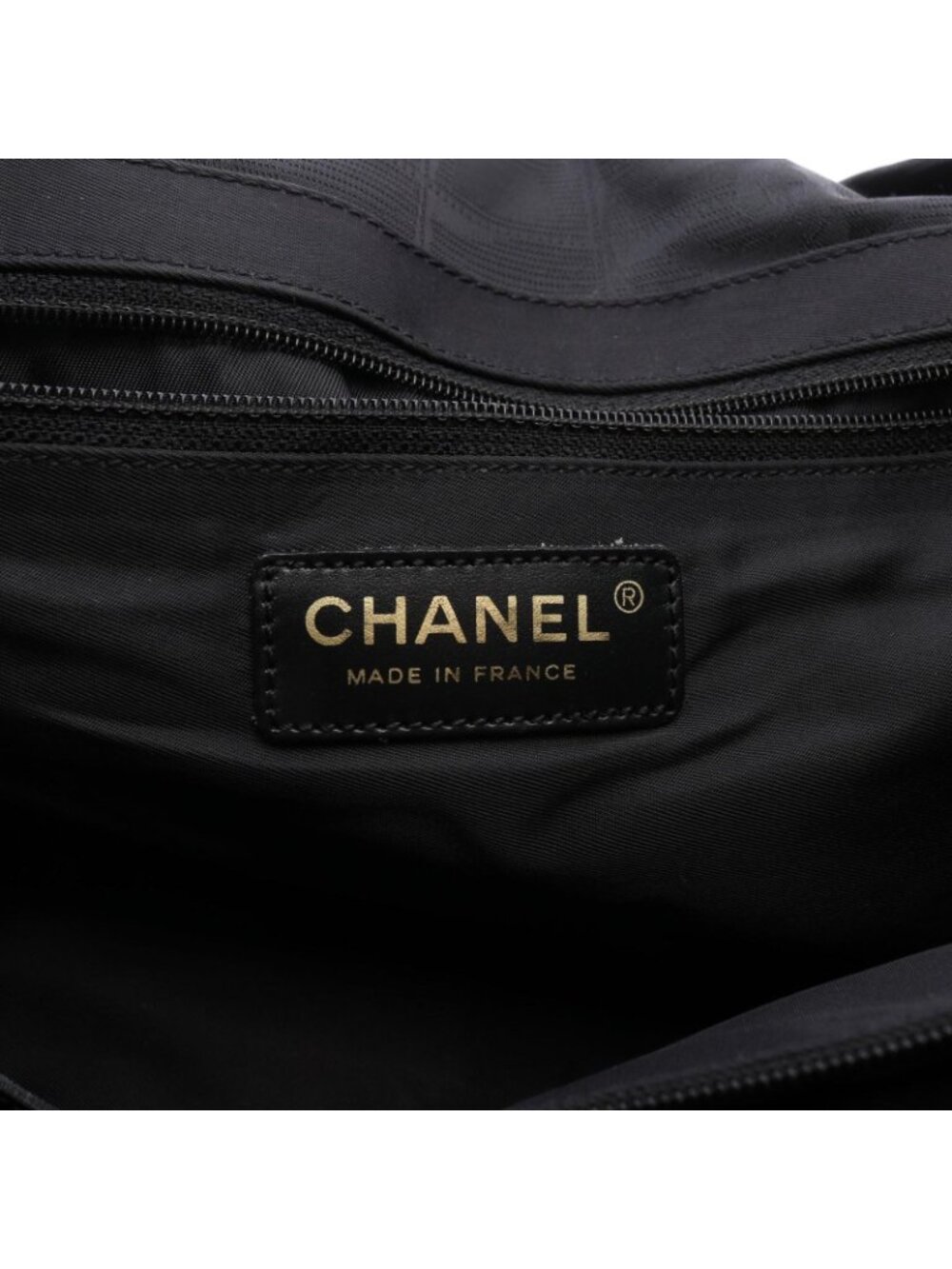 Chanel Tote New Travel Line Black Leather - Picture 4 of 11